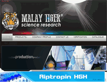 Tablet Screenshot of malaytiger.com